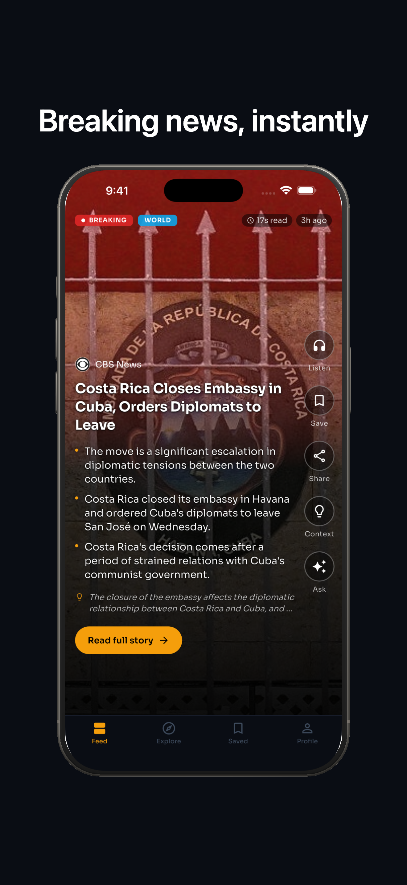 Briefly article detail with key points and context