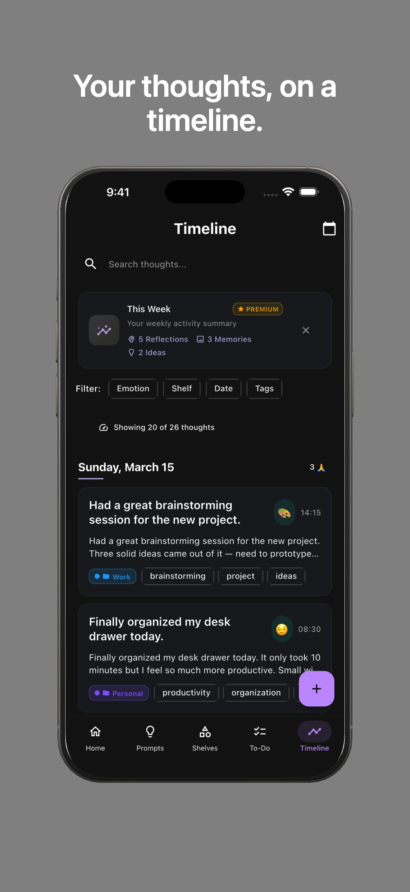 MindVault - AI mood insights and trends