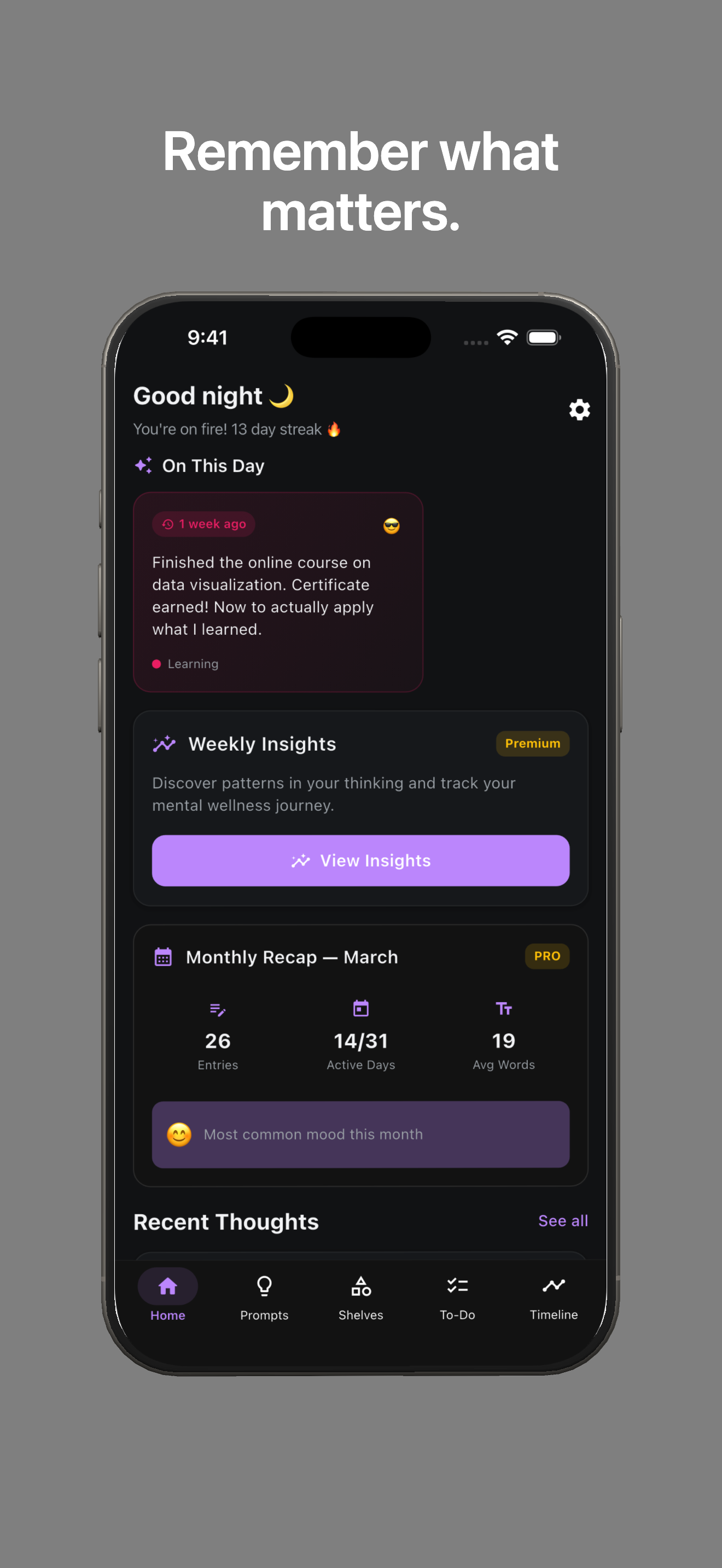 MindVault - Share thoughts as image cards